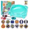 COCOFOX Burst Set, 12 Battling Tops 3 Right-Spin Launcher and 1 Stadium, Toys for 6 Year Old Boys & Girls & Up (Amazon Exclusive) Green view 1