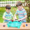 COCOFOX Burst Set, 12 Battling Tops 3 Right-Spin Launcher and 1 Stadium, Toys for 6 Year Old Boys & Girls & Up (Amazon Exclusive) Green view 3