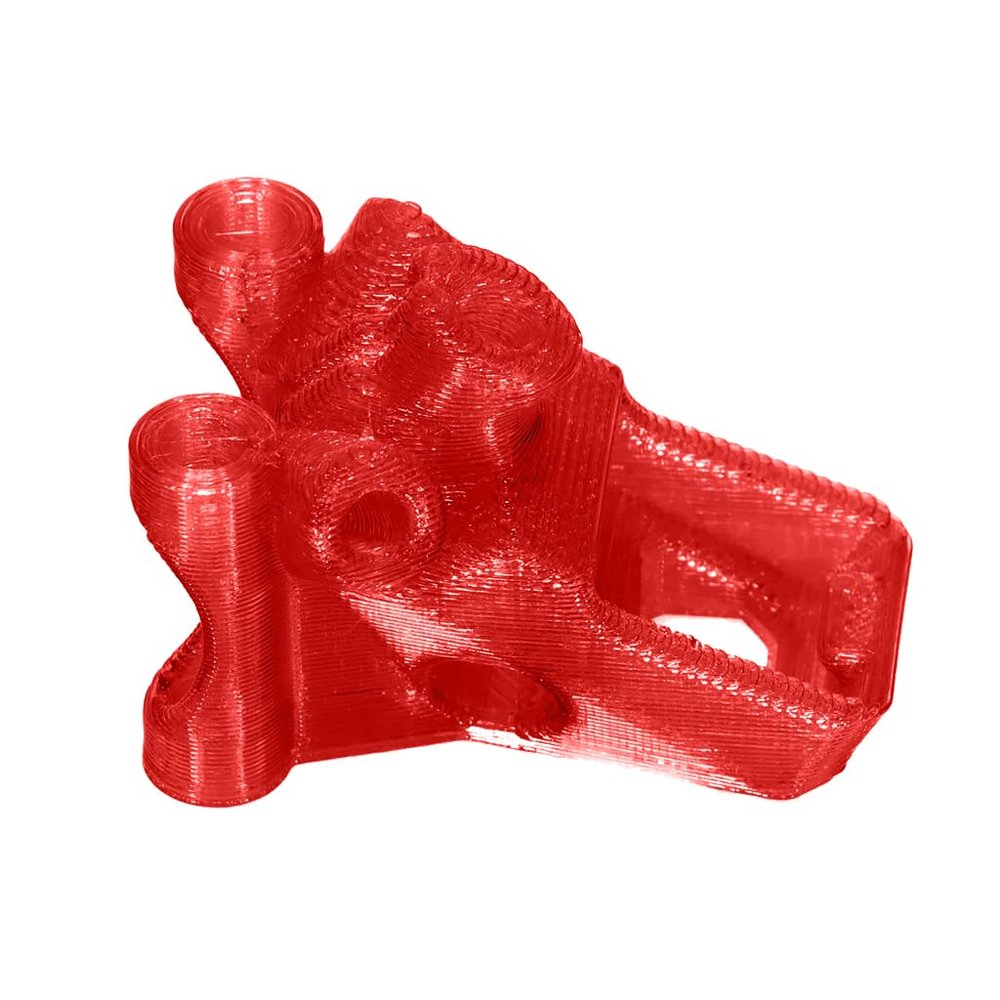 VERBANA FPV Drone 3D Printed Part Antenna Holder TPU Bracket for D-ji O3 Air Unit for TBS V2 Antenna Mount Seat Long Range for RC FPV Racing Drone Spare Part (Color : RED)