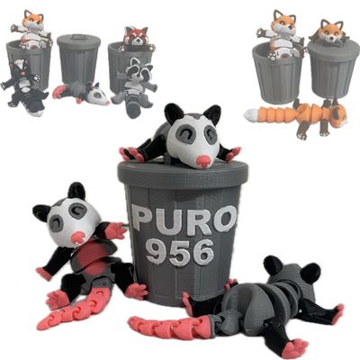 Palmenez Industries Flexi Trash Pets with Trash Can (Puro 956 Trashcan)