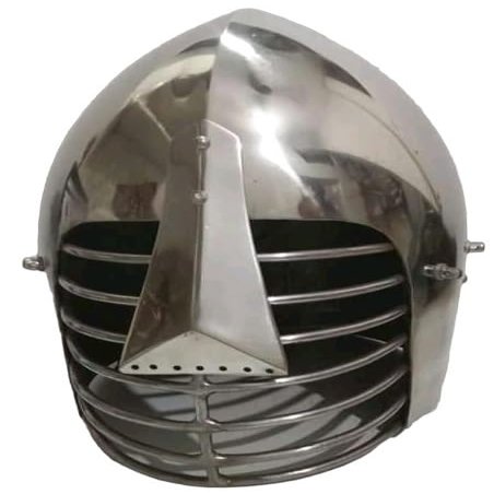 14 gauge helmet 16 gauge helmet Medieval arming helmet Solid metal helmet Large size helmet Headwear armor Medieval cosplay helmet Historical reenactment helmet (16 GAUGE)