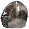14 gauge helmet 16 gauge helmet Medieval arming helmet Solid metal helmet Large size helmet Headwear armor Medieval cosplay helmet Historical reenactment helmet (16 GAUGE) view 3