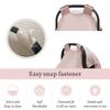 Meracorallo Muslin Baby Car Seat Cover, 100% Cotton Infant Carrier Cover, Lightweight Breathable Soft Carseat Canopy for Baby Boys and Girls (Pink) view 3