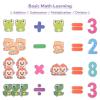 CHEFAN Felt Ten-Frame Set Math Manipulative Counter for Elementary, Numbers Learning Counting Toy for Kids, Montessori Math Educational Game, 2 Ten Frames & 162PCS for Kindergarten, 3+ Years Old view 2