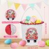 Zmoicky Personalized Easter Baskets for Kids - Red Bunny with Carrot Car view 2