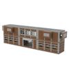 Military Base Building Blocks Set for Army Minifigure War Scene, DIY Modular House Battle Scene Architecture, WW2 Military Position Defense Weapons Kit (A) view 4