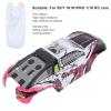 BROLEO Remote Control Body Shell Accessories, Replacement Parts, Printed Pattern, RC Car Body Shell for Shop (Red ) view 2