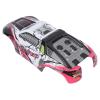 BROLEO Remote Control Body Shell Accessories, Replacement Parts, Printed Pattern, RC Car Body Shell for Shop (Red ) view 3