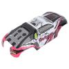 BROLEO Remote Control Body Shell Accessories, Replacement Parts, Printed Pattern, RC Car Body Shell for Shop (Red ) view 4