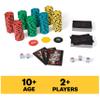 Spin Master Games, Cardinal Legacy Deluxe 200-Piece Poker Set, Premium Dual-Toned Poker Chips in Wooden Storage Case, 2-10 Players, for Ages 10 & Up view 2