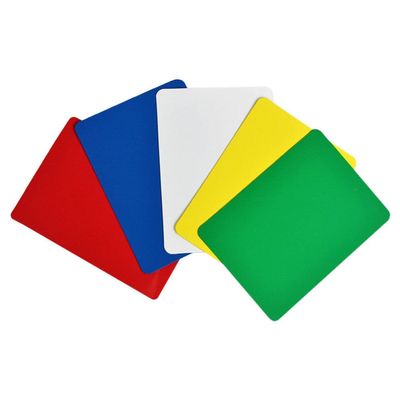 Abaodam 5 Pack Poker Cut Cards Poker Size Plastic Cutting Card in 5 Colors for Home Playing Game