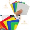 Abaodam 5 Pack Poker Cut Cards Poker Size Plastic Cutting Card in 5 Colors for Home Playing Game view 2