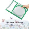 ZOOFOX 2 Pack Monarch Butterfly Habitat, 8" Small Collapsible Insect Mesh Cage Terrarium Pop-up view 3