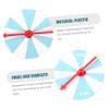 Abaodam 2sets Wheel of Fortune Prize Wheel DIY Hanging Decorative Party Supply Spin view 4