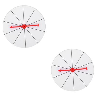Abaodam 2sets Festival Hanging Prize Wheel Wall-Mounted Rotary Game for Parties Raffles and School Events Easy to Carry Compact Design for Use