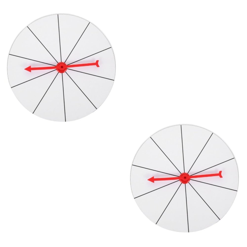 Abaodam 2sets Festival Hanging Prize Wheel Wall-Mounted Rotary Game for Parties Raffles and School Events Easy to Carry Compact Design for Use