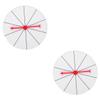 Abaodam 2sets Festival Hanging Prize Wheel Wall-Mounted Rotary Game for Parties Raffles and School Events Easy to Carry Compact Design for Use view 1
