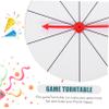 Abaodam 2sets Festival Hanging Prize Wheel Wall-Mounted Rotary Game for Parties Raffles and School Events Easy to Carry Compact Design for Use view 4