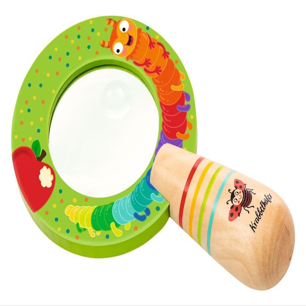 moses. Crawling Beetle Large Handheld Magnifying Glass, Practical Outdoor Magnifying Glass for Children, Extra Large Magnifying Glass with 3x and 5x Magnification, Perfect for Plant Insect and Animal