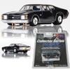 AFX 22087 Mega-G+ 1972 Chevelle SS454 Black HO Slot Car view 1