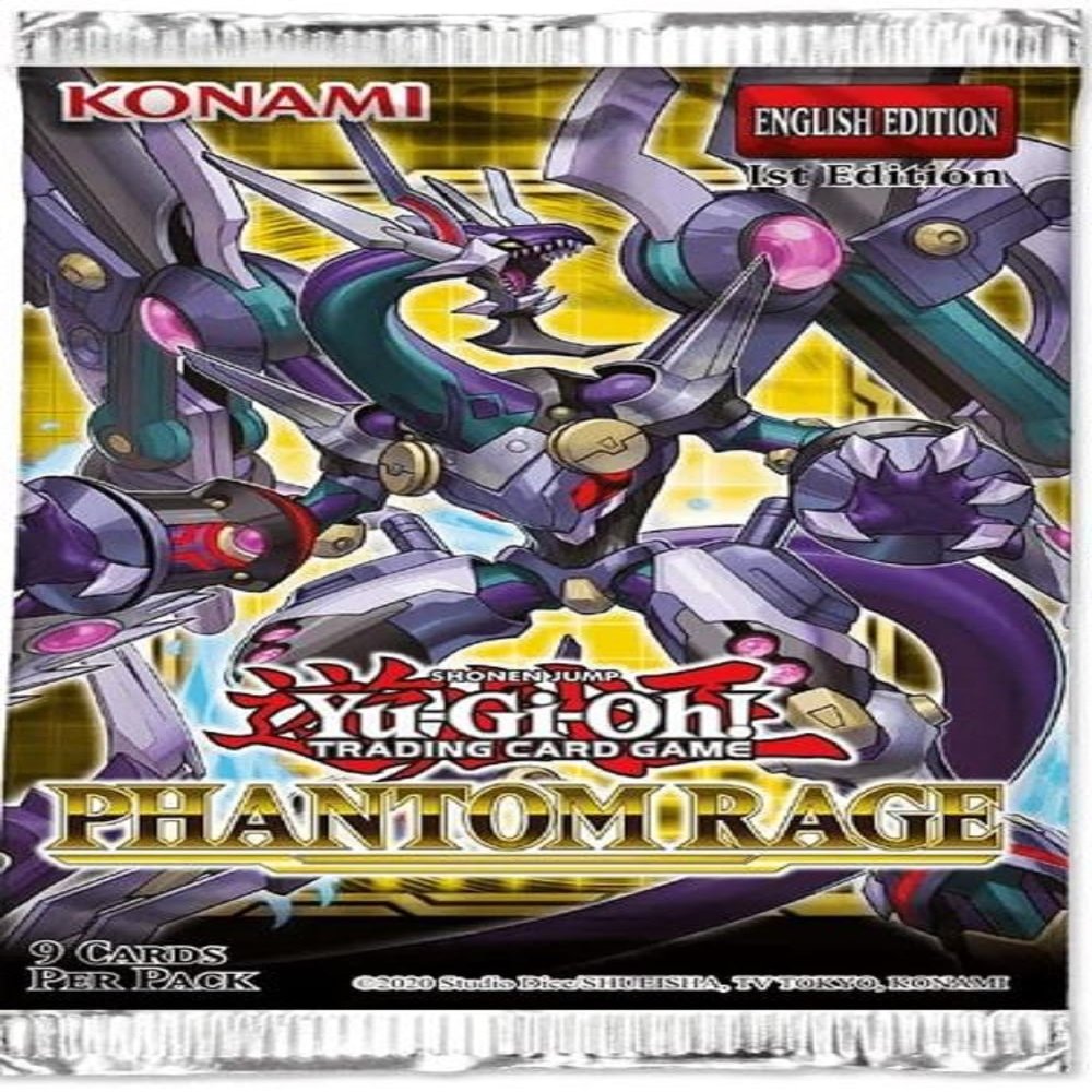 yugioh - Phantom Rage Booster Pack - 1st Edition Sealed