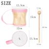 Amagogo Wooden Drum Set Percussion Musical Instrument Drum, Wooden Drum Sticks Toy Drum Set, Kids Drum Set for Childrens Day Gift , Red view 2