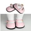 14.5" American Doll Shoes- Mary Jane Black,Red,White,Pink- Shiny Shoe (Pink) view 2
