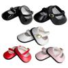 14.5" American Doll Shoes- Mary Jane Black,Red,White,Pink- Shiny Shoe (Pink) view 4