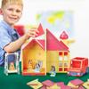 Tile Town Bluey Heeler Family Home 52-Piece Magnetic Tile Playset, Interactive STEM Magnetic Tiles Toys, Includes Bluey & Bingo Figures, Action Tiles view 2