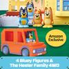 Tile Town Bluey Heeler Family Home 52-Piece Magnetic Tile Playset, Interactive STEM Magnetic Tiles Toys, Includes Bluey & Bingo Figures, Action Tiles view 3