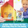 Tile Town Bluey Heeler Family Home 52-Piece Magnetic Tile Playset, Interactive STEM Magnetic Tiles Toys, Includes Bluey & Bingo Figures, Action Tiles view 4
