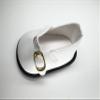 18" American Doll Shoes- Mary Jane Matte Black, Red, White, Pink, Shiny Black Shoe (18" Doll, White) view 3