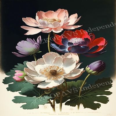1000 Pieces Puzzle for Adults Vintage Flower Oil Painting - Safe Wooden, Hi-Definition Printing Beautiful Drawings, for Bedroom Decor Family Holidays, Elevate Yourself Gift Decor