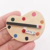 AirAds Dollhouse Accessories 1:12 Scale Dollhouse Miniature Accessory Wooden Easel Set Art Set Dolls Room Decoration view 4