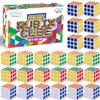 ArtCreativity 48 Pack Mini Rubix Cube Set - Bulk Rubix Cubes - Ultra Portable Fidget Cubes for Kids and Adults - 3D Puzzle for Fidgeting, Stress Relief, and Learning - Mini Puzzle Party Favors view 1