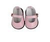 18" American Doll Shoes- Mary Jane Matte Black, Red, White, Pink, Shiny Black Shoe (18" Doll, Pink) view 1
