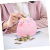 Abaodam Piggy Bank Coin Piggy Bank for Boys and Girls Decor Pig Shape Coin Holder Desktop Decor view 2