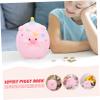 Abaodam Piggy Bank Coin Piggy Bank for Boys and Girls Decor Pig Shape Coin Holder Desktop Decor view 3