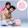Abaodam Piggy Bank Coin Piggy Bank for Boys and Girls Decor Pig Shape Coin Holder Desktop Decor view 4