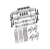 GPM Aluminum 7075 Front & Rear Sway Bar Set LOSI 1/18 Mini LMT Monster Truck LOS01026 (Silver) view 1