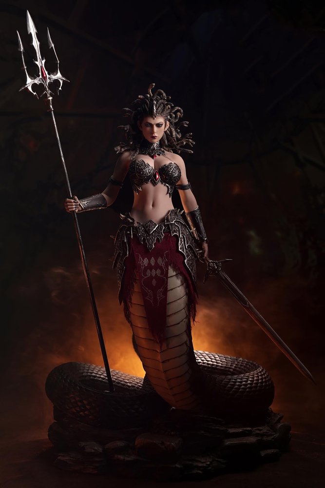 1/6 Scale Female Action Figure,12inch Snake Woman Flexible Seamless Action Figure Full Set Colleciton (PL2023-220A)