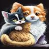 1000 Piece Puzzles for Adults and Seniors - Dog and Cat Rounded Corner Wooden Puzzle - Fun Wall Art - Unique Gift - Great Gift for Puzzle Lovers view 1