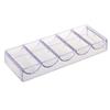 Abaodam 2pcs Game Chip Container Creative Poker Chip Organizer Classified Compartments for Tidy Storage for and Mahjong view 1