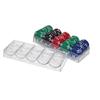 Abaodam 2pcs Game Chip Container Creative Poker Chip Organizer Classified Compartments for Tidy Storage for and Mahjong view 3