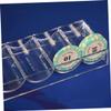 Abaodam 2pcs Game Chip Container Creative Poker Chip Organizer Classified Compartments for Tidy Storage for and Mahjong view 4