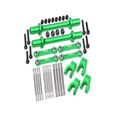 GPM Aluminum 7075 Front & Rear Sway Bar Set LOSI 1/18 Mini LMT Monster Truck LOS01026 (Green)