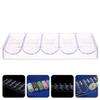 VICASKY 3pcs Poker Chips Storage Organizer Transparent Chip Rack Classified Compartments Lightweight Design for for and Parties view 3