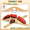 Mototo 1 Pack Wooden Train Track Bridge Wooden Train Accessories Wood Track Bridge Wood Railroad Pieces Expansion Set Collection Addition to Most Railway for Operation Christmas Shoebox Birthday Gift view 2