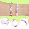 Sureio 24 Pcs Friendship Bracelets Bulk Colorful Squad Beaded Bracelet Friendship Surfer Bracelets Jewelry Gifts for Girls Women Tween Thanksgiving Christmas Party Favors view 2