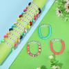 Sureio 24 Pcs Friendship Bracelets Bulk Colorful Squad Beaded Bracelet Friendship Surfer Bracelets Jewelry Gifts for Girls Women Tween Thanksgiving Christmas Party Favors view 3